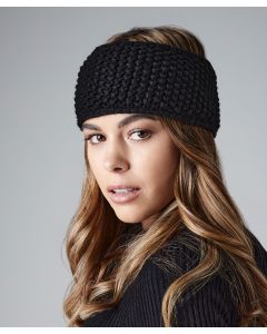 Beechfield Slopeside Waffle Headband – 100% Acrylic, Suprafleece® Thermal Band