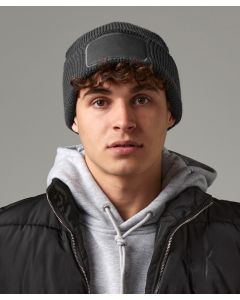 Beechfield Thinsulate™ Patch Beanie for Winters – 100% Acrylic, Cable Knitted
