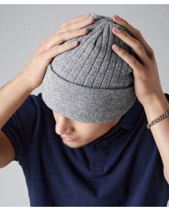 Beechfield Thinsulate™ Winter Beanie Cap – 100% Acrylic, Self-Adjustable, Cuffed