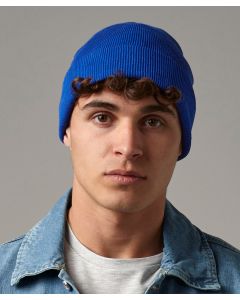 Beechfield Organic Cotton Original Cuffed Beanie Hat - Lightweight Breathable Fabric, Double Layer Knit, Cuffed Design
