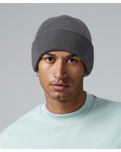 Beechfield Recycled Original Cuffed Beanie – Sustainable Knit Hat, Cuffed Design, Double Layer Knit, Soft Touch, Recycled Yarn