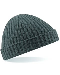 Beechfield Trawler Beanie for Winters – Soft Touch, Retro Styling, Rib Knit