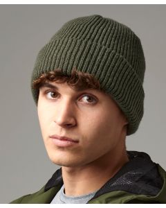 Beechfield Water-Repellent Thermal Elements Beanie - Warm, Insulated Fit, Microfleece Lining, Ribbed Knit, Water Repellent