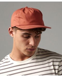 Beechfield Organic Cotton Unstructured 5-Panel Cap – Sustainable Fit, Soft Unstructured Crown, Self-Fabric Strap