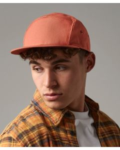 Beechfield Canvas 5-Panel Camper Cap – 100% Cotton, Snap Fastening, Breathable