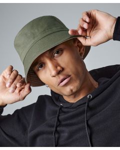 Beechfield Reversible Bucket Hat–100% Cotton Twill, Short Brim, Dual-Color Design