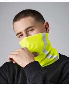 Beechfield Morf® Enhanced-Viz Neck Gaiter – Reflective Neon, Wind Dust Safety