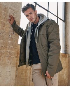 Build Your Brandit M65 Jacket - Classic Military Style Cotton Field Jacket Coat, Removable Lining, Hook and Loop Fastening