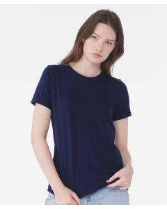 Bella+Canvas Women's Relaxed Jersey Short Sleeve Tee – Soft Feel, Pre Shrunk, Airlume Cotton, Crew Neck, Modern Relaxed Fit