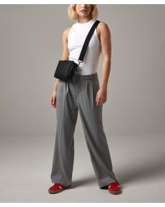 Bagbase Matte PU Cross-Body Bag – Water-Repellent Fabric, Adjustable Strap