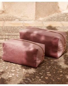 Bagbase Velvet Toiletry Case – Multipurpose, Hidden Zip, Travel Ensemble