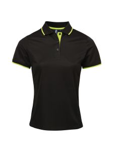 Premier Women's Contrast Coolchecker+ Polo