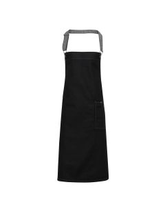 Premier District Waxed Look Denim Bib Apron