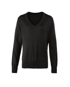 Premier Women's V-neck Knitted Sweater