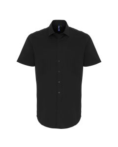 Premier Stretch Fit Cotton Poplin Short Sleeve Shirt