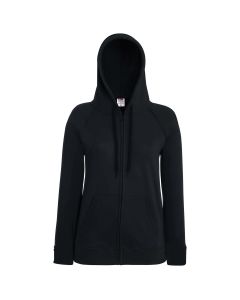 Lady-fit Lightweight Hooded Sweatshirt Jacket