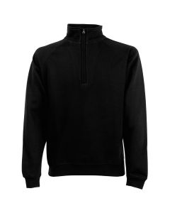 Fruit Of The Loom Classic 80/20 Zip Neck Sweat