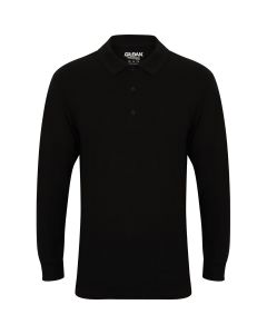 Gildan Premium Cotton Long Sleeve Double Pique Polo