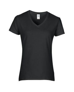 Gildan Women's Premium Cotton V-neck T-shirt