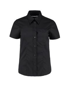 Kustom Kit Women's Corporate Pocket Oxford Blouse Short Sleeved
