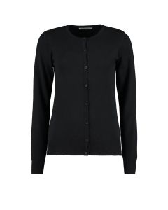 Kustom Kit Women's Arundel Crew Neck Cardigan Long Sleeve