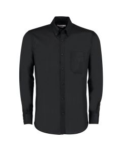Kustom Kit Slim Fit Workwear Oxford Shirt Long Sleeved