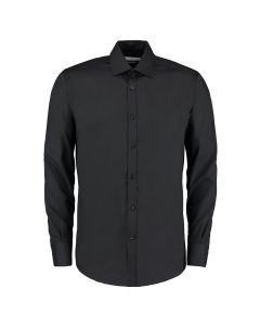 Kustom Kit Slim Fit Business Shirt Long Sleeve