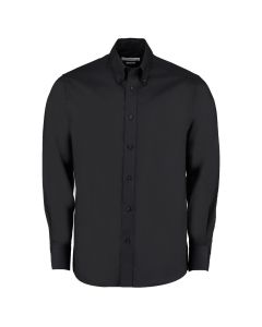 Kustom Kit Tailored Fit Premium Oxford Shirt Long Sleeve