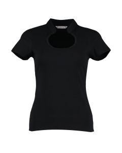 Kustom Kit Women's Corporate Top Keyhole Neck