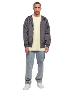 Build Your Brand Windrunner – Unisex, Lightweight, Breathable, Water-Resistant Streetwear Jacket with Mesh Lining