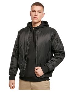 Build Your Brand Unisex Bomber Jacket – Lightweight Layer, Full Through Zip