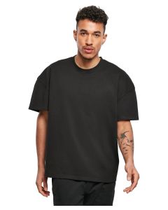 Build Your Brand Ultra Heavy Cotton Box Tee – Oversized Tee, Round Neck, 100% Cotton Fabric