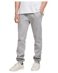 Build Your Brand Organic Basic Sweatpants – Back Pocket, Elastic Rib Waistband With Drawstrings