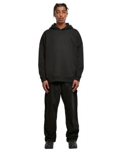 Build Your Brand Oversized Cut-On Sleeve Hoodie – Relaxed Fit, Natural Fibre, Knitted With No Pockets
