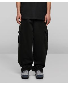 Build Your Brand 90s Cargo Sweatpants – Cargo Pockets, Elastic Waistband