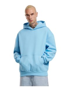 Build Your Brand Ultra Heavy Oversized Hoodie – Brushed Fleece, Large Hood, Casual Urban Fit, Bold Silhouette
