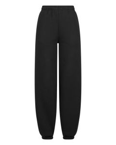 Build Your Brand Women's Fluffy Sweatpants – Soft Touch Lounge Trousers, Ribbed Ankle Cuffs, Cosy Interior Lining
