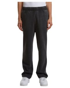 Build Your Brand Vintage Heavy Men’s Trackpants – Straight Leg, Elastic Waist