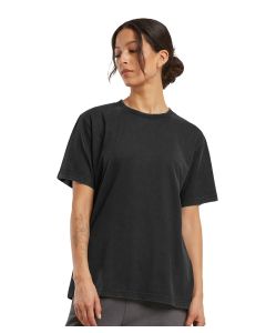 Build Your Brand Women’s Vintage Everyday Tee – Short Sleeves, Round Neck