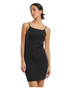 Build Your Brand Women’s Stretch Jersey Slim Dress – U-Neckline, Sleek Straps