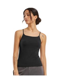 Build Your Brand Women’s Short Slim Top – Stretch Jersey, Sleeveless Cut