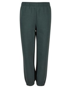 Build Your Brand Kids Fluffy Sweatpants - Soft-Touch Fleece Joggers, Elastic Waistband with Drawstring, Reinforced Knee Patches