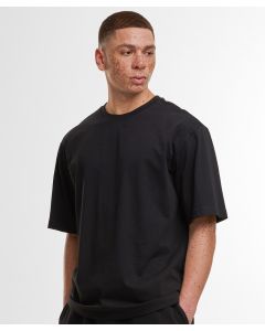 Build Your Brand Loose-Fit Tee - Crew Neck Heavy Cotton, Loose Fit, Slightly Dropped Shoulders, Ribbed Crew Neck, Smooth Surface