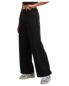 Build Your Brand Women’s Wide-Leg Sweatpants - Relaxed Fit Cotton Blend Joggers, Elastic Waistband, Internal Drawstring