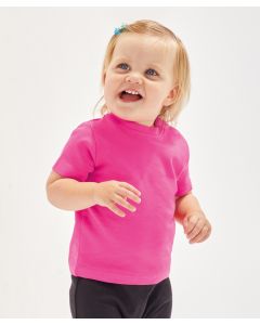 Babybugz Organic Cotton Baby T-Shirt – Short Sleeve, Shoulder Poppers, Crew Neck