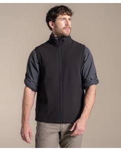 Craghoppers Expert Basecamp II Softshell Bodywarmer - Workwear Gilet Layer Vest, Repels Rain, Insulating, Wind Resistant