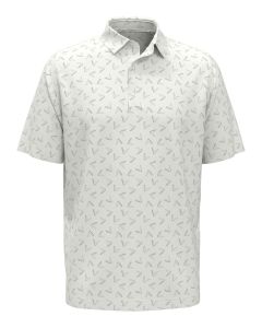 Callaway Men’s Printed Polo T-Shirt – Short Sleeves, Stretch Fit, 3-Button Placket, Opti-Dri™ & Swing-Tech™ Technology.