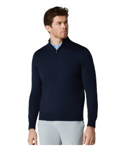 Callaway 1/4 Zip Merino Blend Sweater - Golf Layering Knit Pullover, Thermal, Mock Neck, 1/4-Zip Closure, Soft
