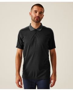 Regatta Professional Contrast Wicking Polo – Lightweight, 3-Button Men’s T-Shirt