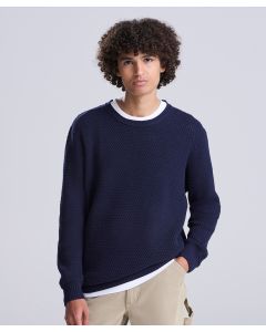AWDis Ecologie Taroko Regen Sweater - Sustainable Organic Blend Knit, Ribbed Collar, Cuffs and Hem, Twin Needle Stitching